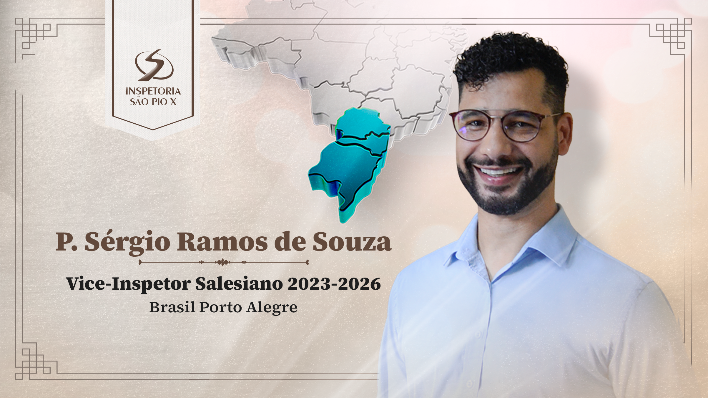 P. Sérgio Ramos de Souza nomeado Vice-Inspetor