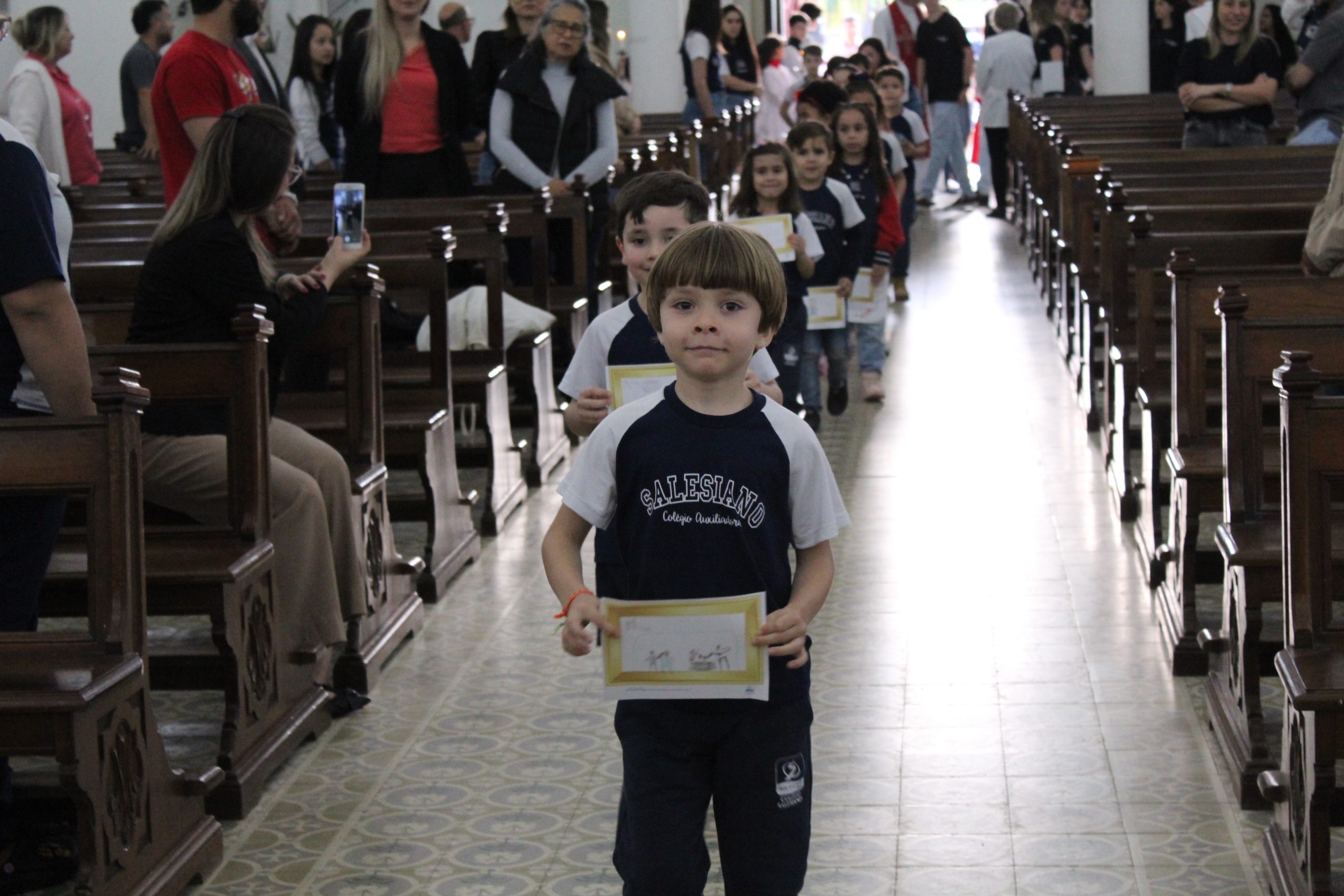 Missa de Ação de Graças e Formandos da Educação Infantil do Colégio Auxiliadora