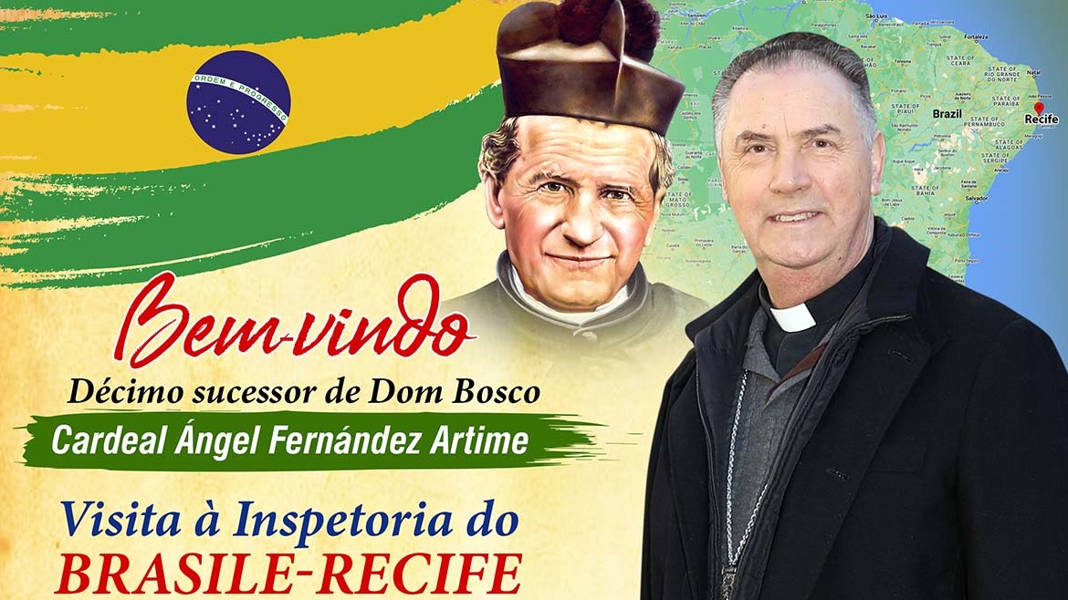 Reitor Mor dos Salesianos está no Brasil