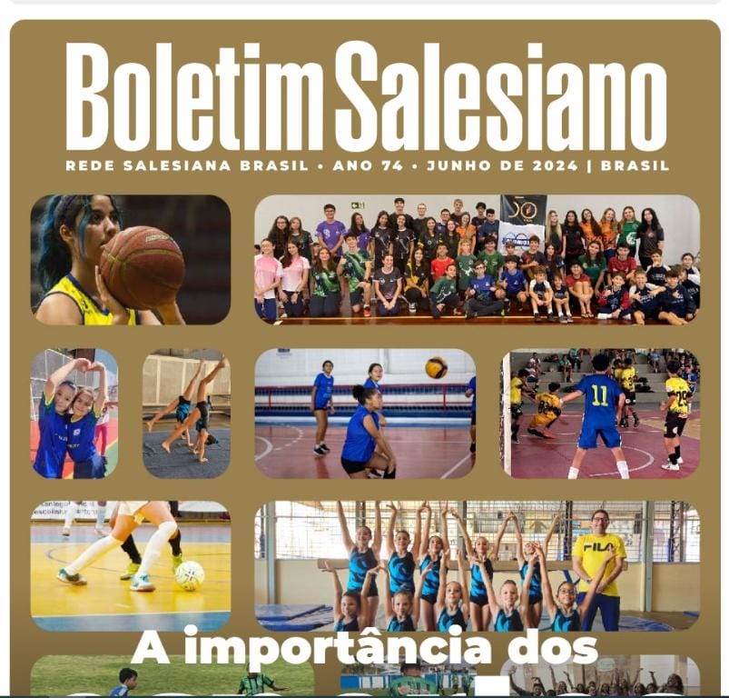 Iniciativas esportivas de Porto Alegre presentes no Boletim Salesiano especial Olimpíadas 2024