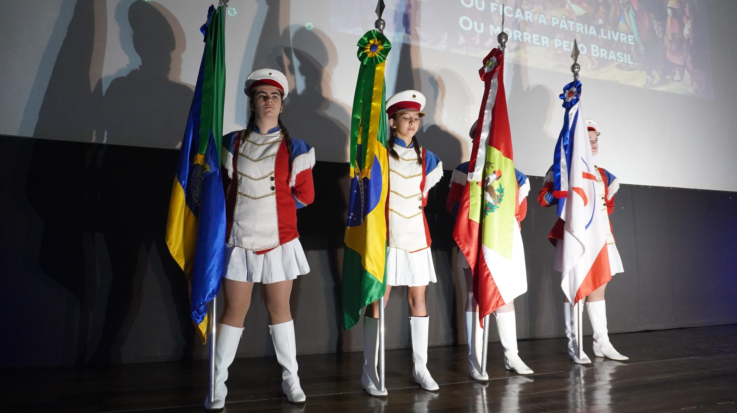 Homenagem à Pátria no Colégio Dom Bosco