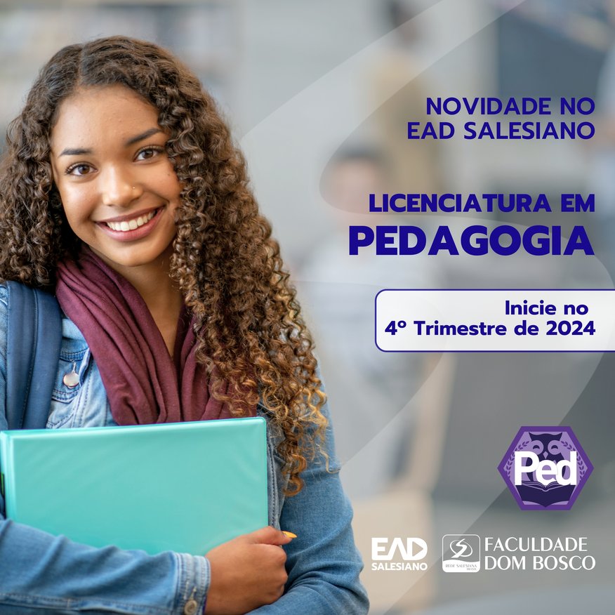 Faculdade Dom Bosco abre inscrições para curso EaD de Pedagogia