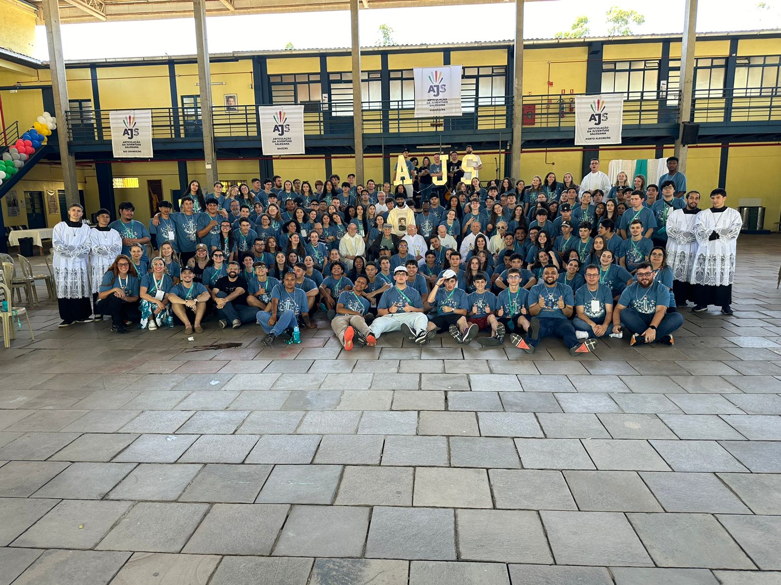 Jovens da AJS Rio Grande marcam presença em Encontro Estadual na cidade de Viamão/RS