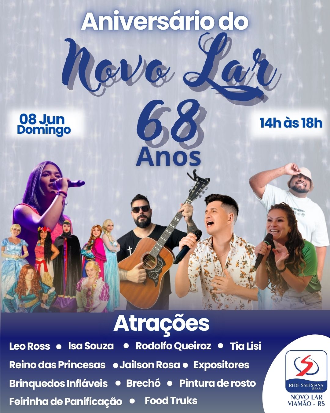 Obra Social Novo Lar celebra 68 anos com festa gratuita e emocionante para a comunidade de Viamão