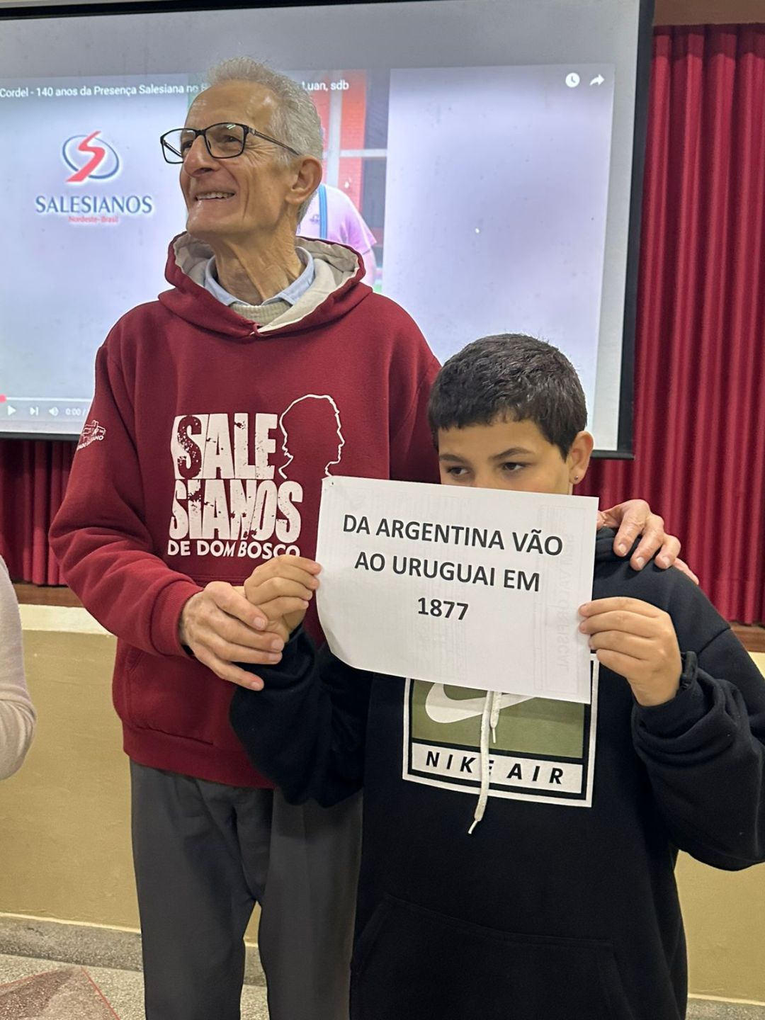 Novo Lar celebra os 142 anos da chegada dos Salesianos ao Brasil com momento educativo e simbólico