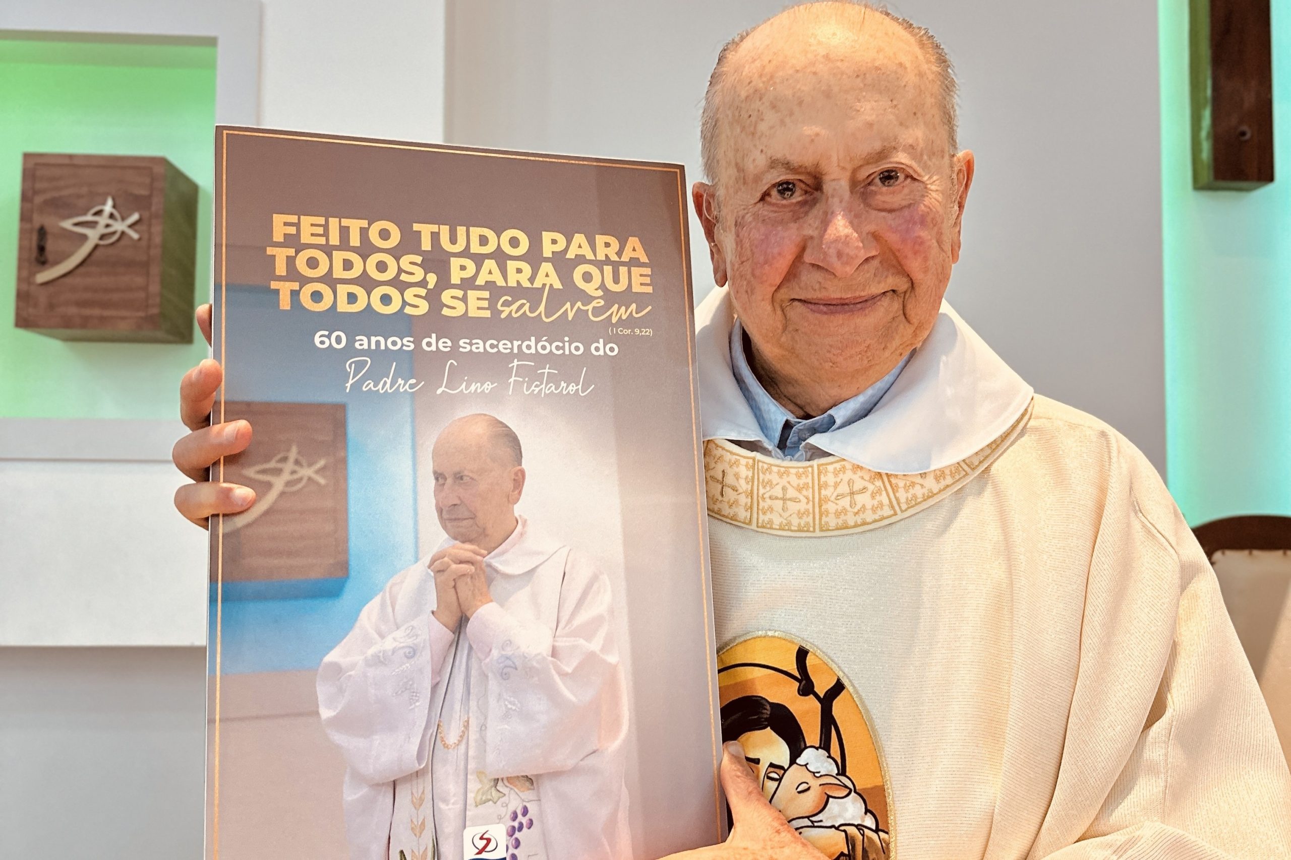 Celebração Marca 60 Anos de Sacerdócio do Padre Lino Fistarol