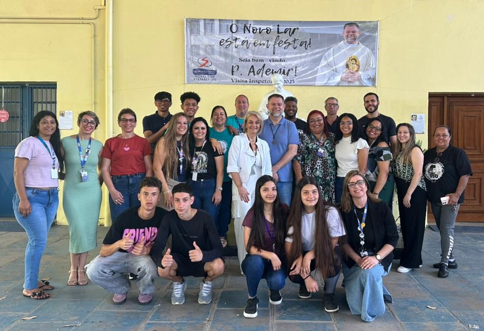 Visita Inspetorial fortalece missão educativa e pastoral no Novo Lar