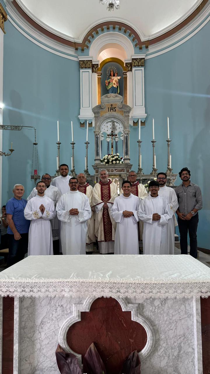 Basílica de Jaboatão acolhe posse do novo Diretor e Mestre de Noviços