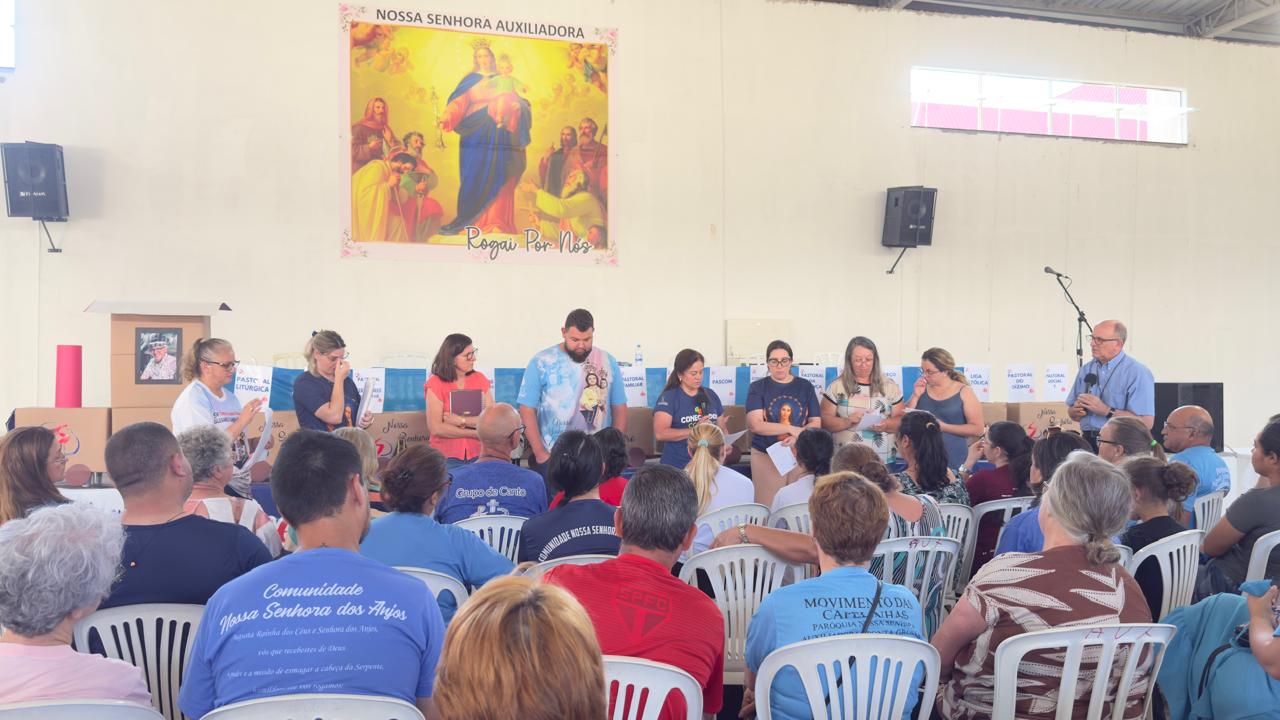 Paróquia Nossa Senhora Auxiliadora, em Ponta Grossa, realiza Assembleia Paroquial de Pastoral