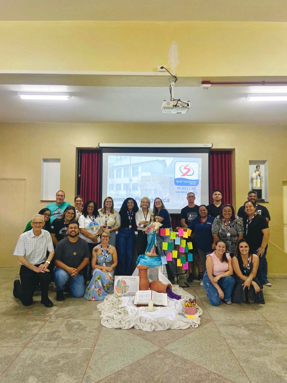 Semana Pedagógica reforça espírito de família, sinodalidade e compromisso educativo no Novo Lar