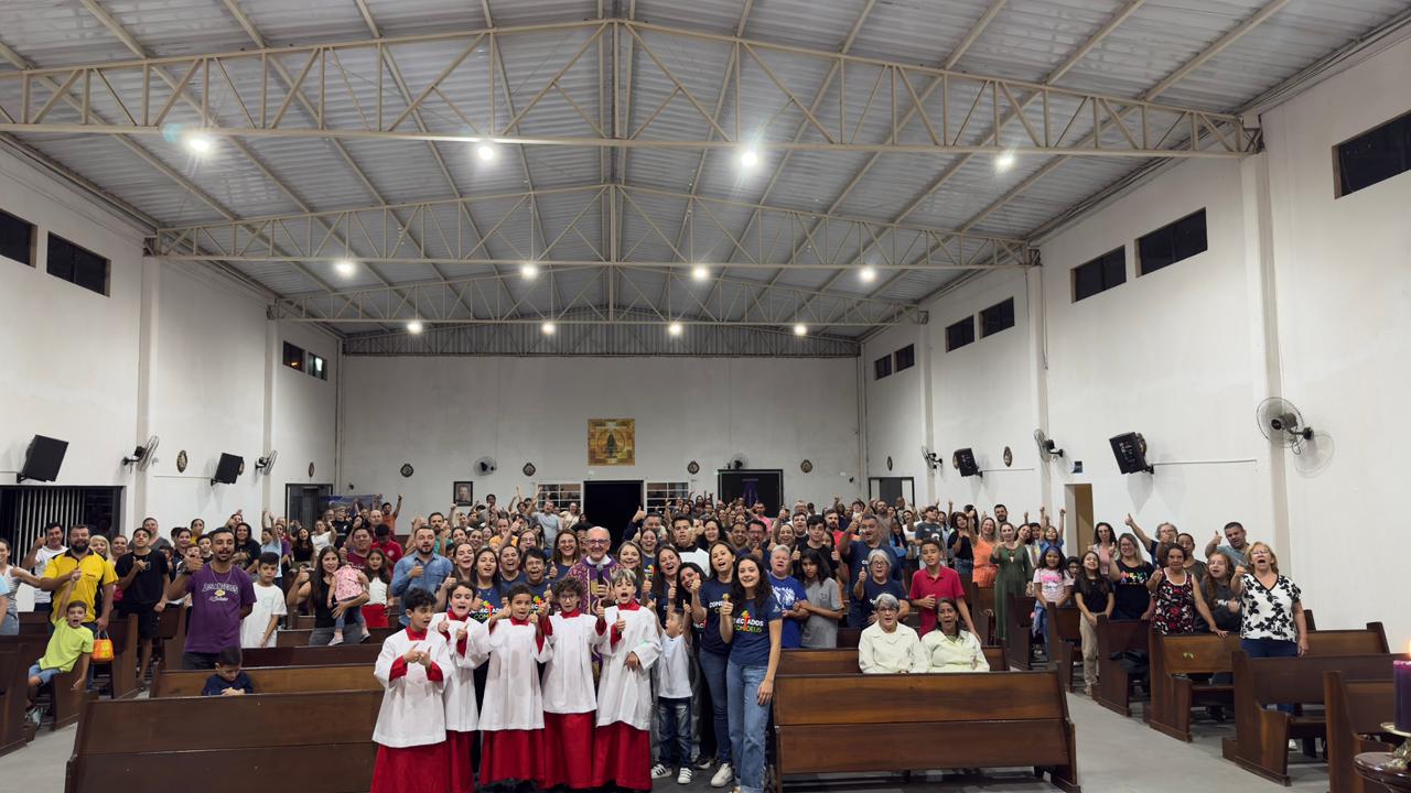 Capela Nossa Senhora Aparecida dá início ao Ano Catequético com forte participação das famílias