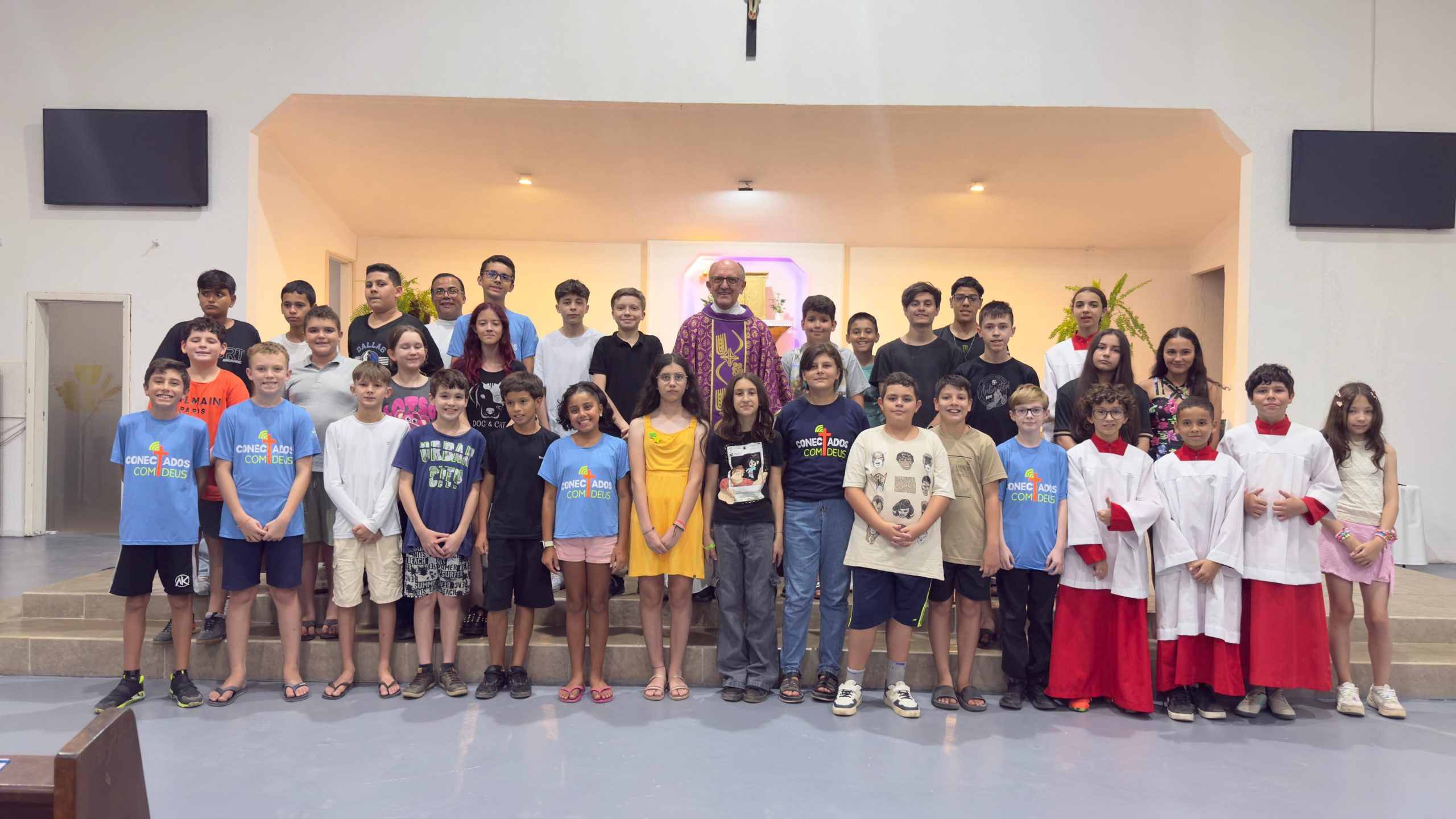 Paróquia Nossa Senhora Auxiliadora realizou Encontrão dos Catequizandos do 4º e 5º Tempos da Catequese