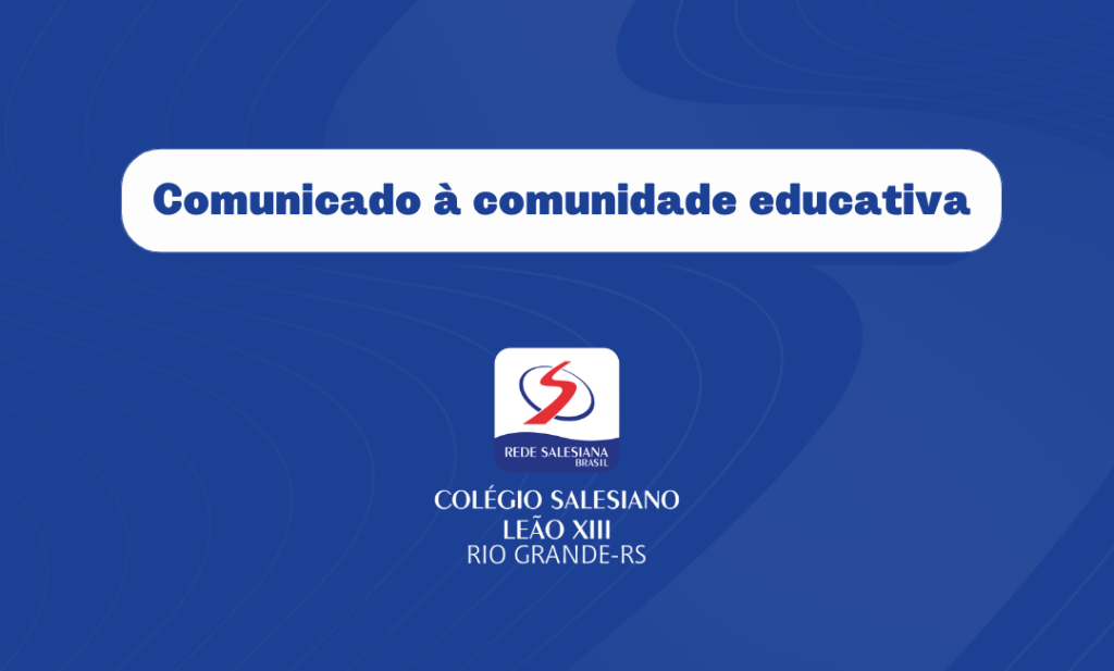 Comunicado à comunidade educativa