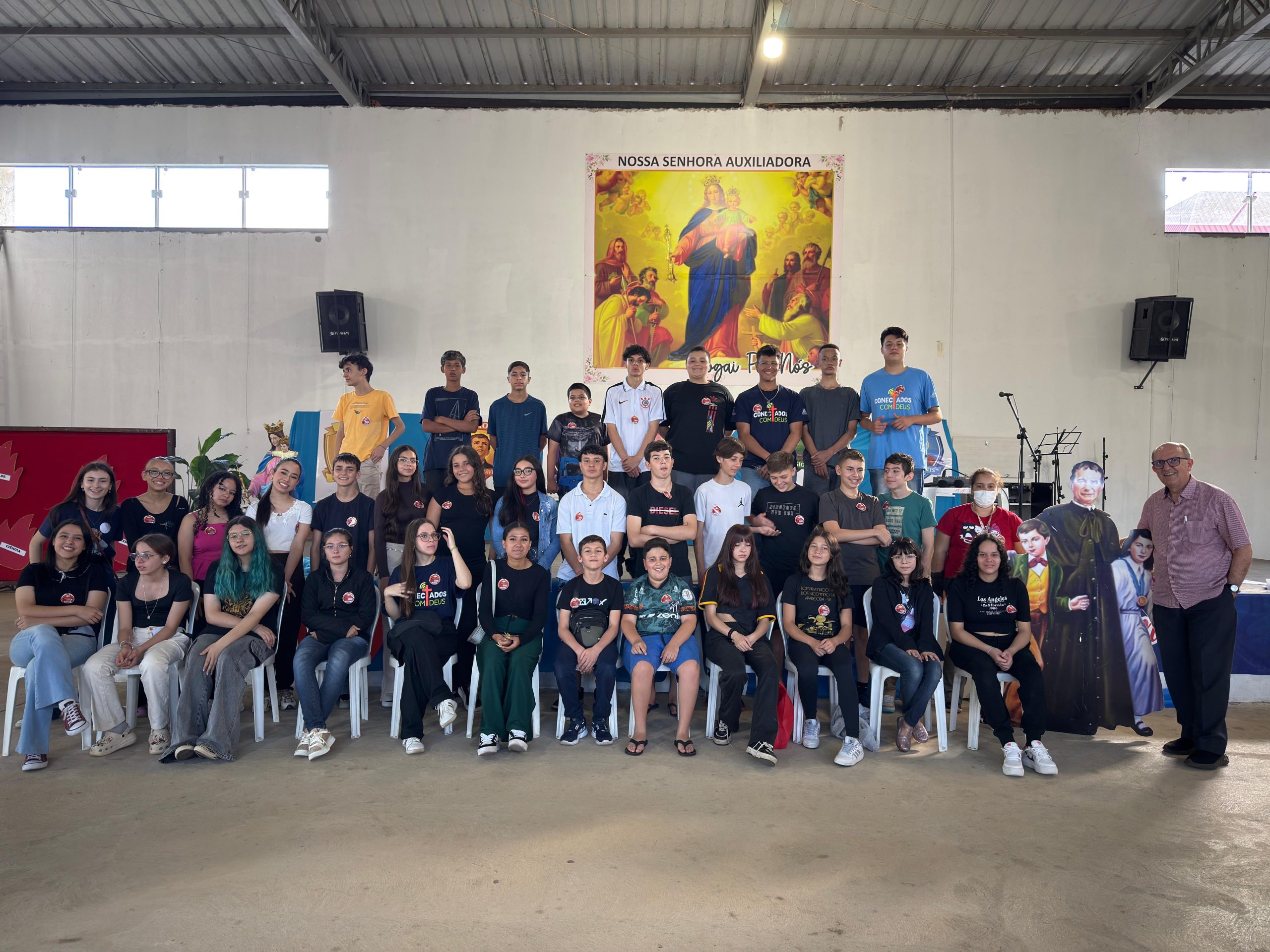 Catequistas de Crisma promovem encontro paroquial com Crismandos do 5º TempoAdolescentes aprofundam os dons do Espírito Santo em formação na Matriz Auxiliadora
