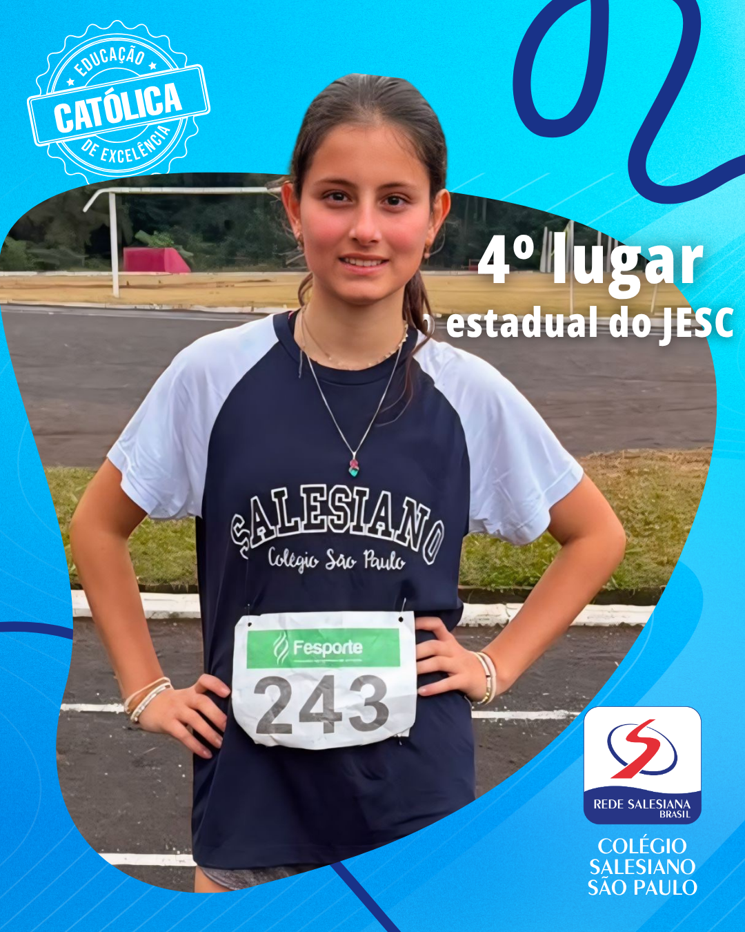 Colégio Salesiano São Paulo conquista destaque no Atletismo do JESC 2026