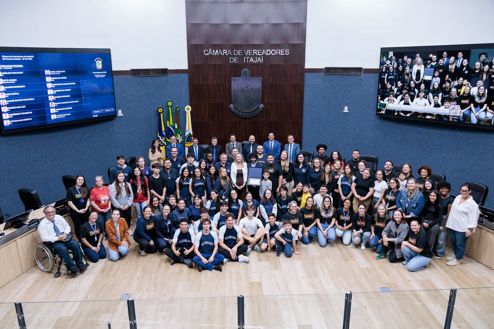 Câmara de Itajaí homenageia presença salesiana pelos 70 anos de atuação na cidade