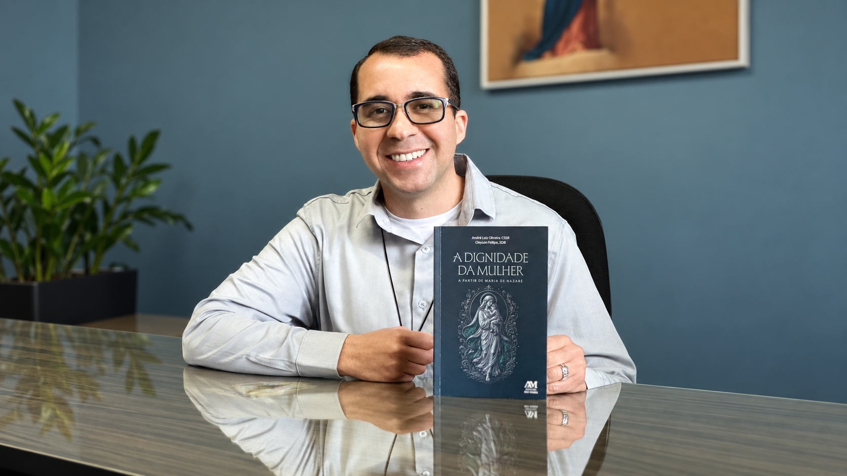 Cleyson Fellipe, SDB, estudante de Teologia no Teologado Imaculada Conceição, é autor de livro sobre a dignidade da mulher a partir de Maria de Nazaré